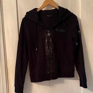 BCBG Black Sequin Women's Jacket